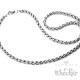 Edelstahl Damen Herren Kette Halskette Zopfkette Silber klassisch 60cm 5,5mm 8mm