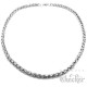 Edelstahl Damen Herren Kette Halskette Zopfkette Silber klassisch 60cm 5,5mm 8mm