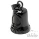 Pik Biker-Bell mit Flammen schwarze Motorrad-Glocke aus Edelstahl Spade Geschenk