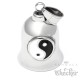 Yin & Yang Bikerbell aus poliertem Edelstahl Glücksbringer Glocke für Motorradfahrer
