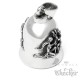 Zwilling Biker-Bell aus Edelstahl Sternzeichen Glücksbringer Motorrad-Glocke