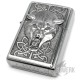 Original Zippo Sturmfeuerzeug mit Wolf und Verzierungen Benzinfeuerzeug Geschenk
