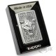 Original Zippo Sturmfeuerzeug mit Wolf und Verzierungen Benzinfeuerzeug Geschenk
