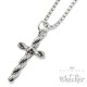 Kleines besonderes Kreuz aus hochwertigem Edelstahl mit Halskette Herren Geschenk