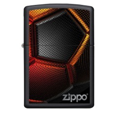 Zippo mit Fußball Motiv in den Farben Schwarz Rot Gold Feuerzeug Männer Geschenk