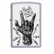 Heavy Metal Hand "Rock me Hard" Zippo Sturmfeuerzeug Festival Männer Geschenkidee