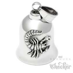 Skorpion Biker-Bell Sternzeichen Glücksbringer Geschenk für Motorradfahrer Horoskop