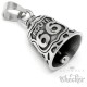 Route 66 Bikerbell aus poliertem Edelstahl Motorrad Glücksbringer Biker Geschenk