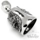 Wolf Biker-Bell aus Edelstahl Motorradfahrer Glücksbringer Geschenk Sternzeichen