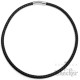 Echt Leder Halskette Lederband Halsband geflochten schwarz 40cm bis 60cm, 4mm 6mm
