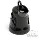Schwarze Bikerbell mit Bärentatze Motorrad Edelstahl Glücksbringer Geschenkidee