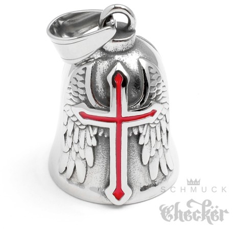 Biker-Bell mit Thors Hammer Mjölnir Schonenhammer Motorrad Glücksbringer Geschenk