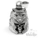 Wolf Centurio Totenkopf Bikerbell aus Edelstahl Motorrad Glücksbringer Geschenk