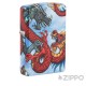 Premium Zippo mit zwei kämpfenden Drachen 540° Motiv Original Feuerzeug Made in USA