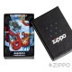 Premium Zippo mit zwei kämpfenden Drachen 540° Motiv Original Feuerzeug Made in USA
