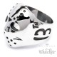 Edelstahl Herren Ring Jason Horror Eishockey Maske Friday 13 silber schwarz gold