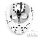 Edelstahl Herren Ring Jason Horror Eishockey Maske Friday 13 silber schwarz gold