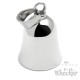 Schlichte Edelstahl Bikerbell ohne Motiv Blanko Motorrad Glücksbringer Geschenk