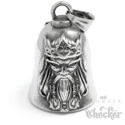 Nordischem König auf Edelstahl Biker-Bell Road King Motorrad Glücksbringer Geschenk
