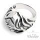 Sensenmann Edelstahl Biker Ring Samcro Ghost Rider Horror silber detailliert