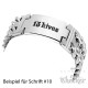 Herren Armband mit Wunsch-Gravur breites Edelstahl-Armband individuell Männer Geschenk