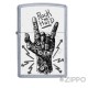 Heavy Metal Hand "Rock me Hard" Zippo Sturmfeuerzeug Festival Männer Geschenkidee