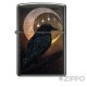 Zippo mit Rabe Mond und Sternen Mystische Geschenkidee Benzinfeuerzeug Made in USA