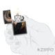 Zippo mit Rabe Mond und Sternen Mystische Geschenkidee Benzinfeuerzeug Made in USA