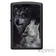 Zippo mit Wölfen heulender Wolf blaue Augen Sturmfeuerzeug Original Made in USA