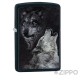 Zippo mit Wölfen heulender Wolf blaue Augen Sturmfeuerzeug Original Made in USA