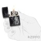 Zippo mit Wölfen heulender Wolf blaue Augen Sturmfeuerzeug Original Made in USA