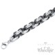 Edelstahl Herren Männer Byzantiner Armband Königskette Königsarmband silber schwarz