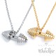 Edelstahl Anhänger Hantel Gewicht Fitness Sport Bodybuilder Schmuck gold + Halskette