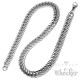 Edelstahl Kette Halskette Silber Dicke Panzerkette Massiv 55cm 12mm Biker Hiphop