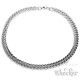Edelstahl Kette Halskette Silber Dicke Panzerkette Massiv 55cm 12mm Biker Hiphop