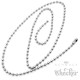 Edelstahl Damen Herren Halskette Kugelkette Kette silber dick dünn 1 - 6mm, 60cm