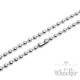 Edelstahl Damen Herren Halskette Kugelkette Kette silber dick dünn 1 - 6mm, 60cm
